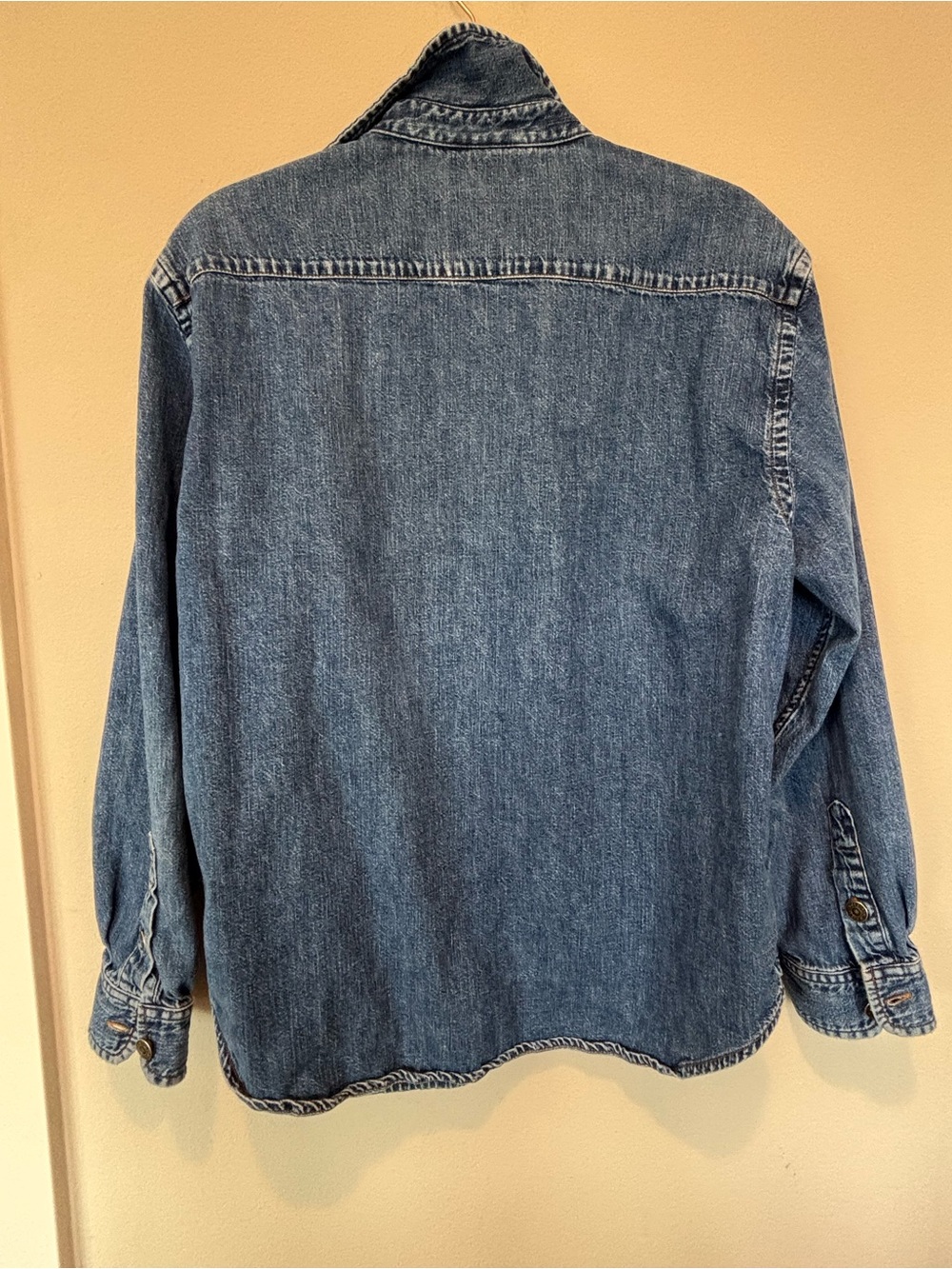 Ralph Lauren Lauren Jeans Co. Denim Shirt Jacket/ - Blue - Picture 2 of 4
